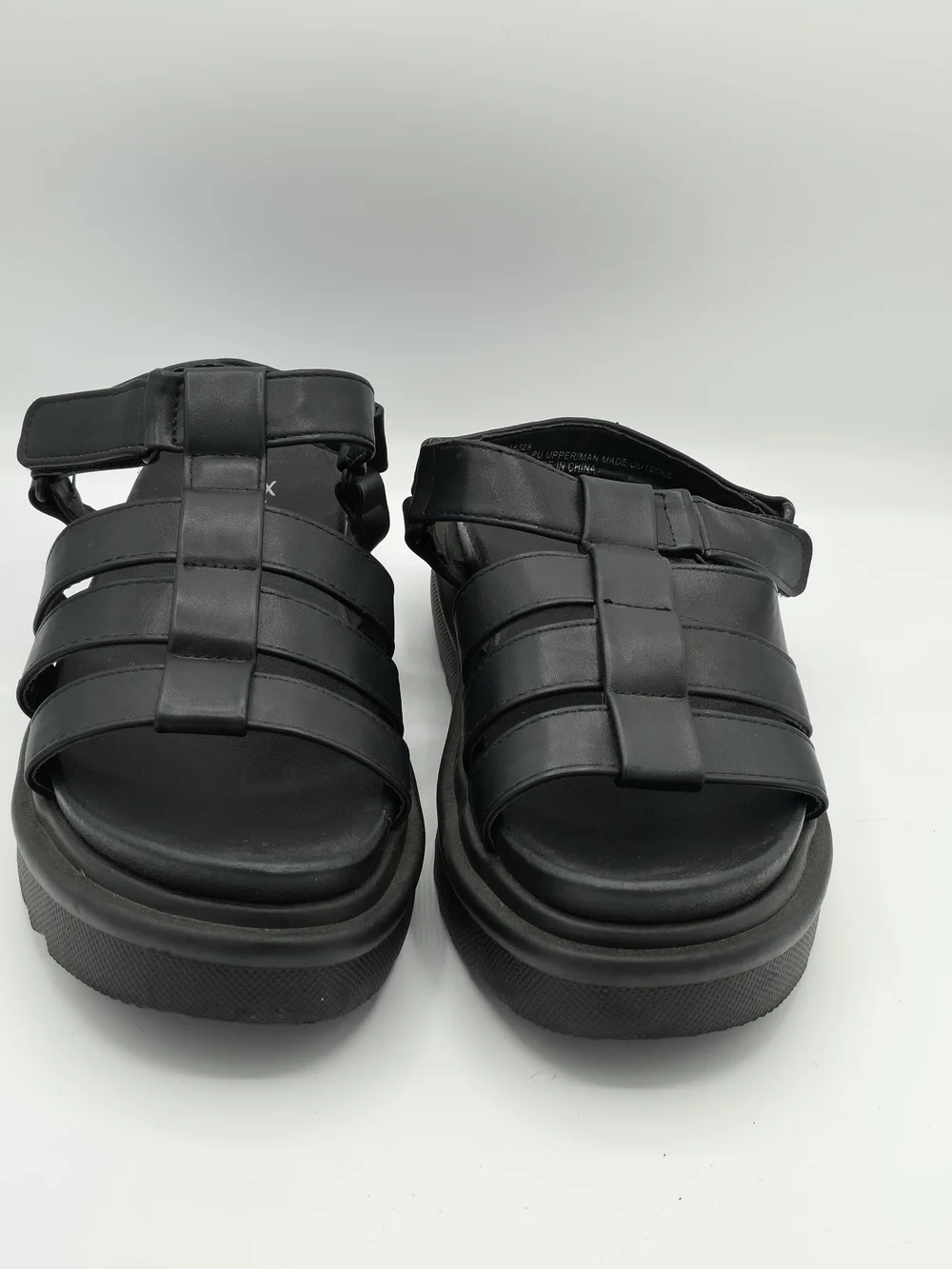 Mix No. 6 Black Platform Sandals